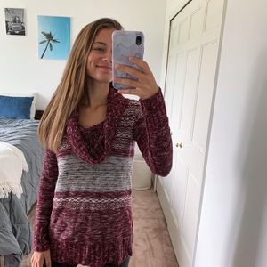 Purple Turtleneck sweater